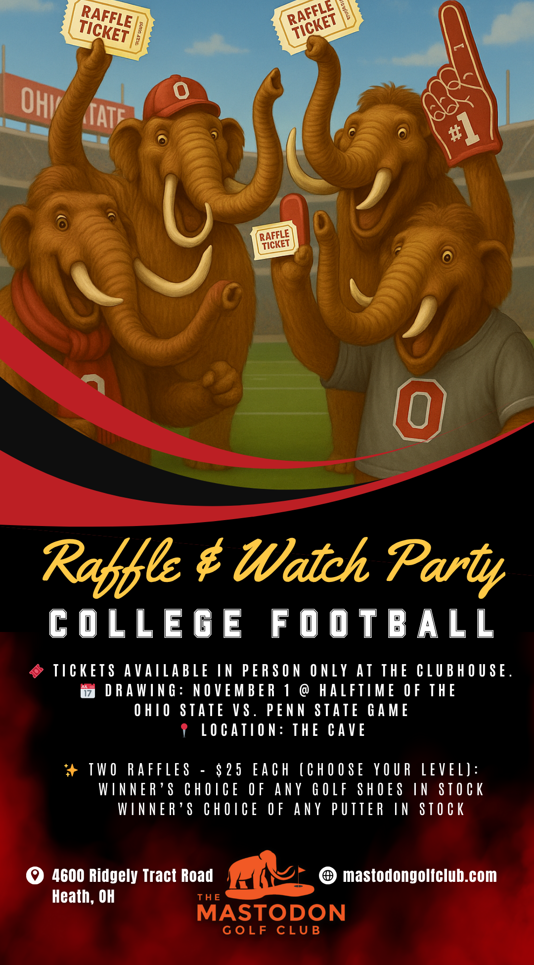 Game Day Raffle – OSU vs. Penn State Game Day Raffle – OSU vs. Penn State ad
