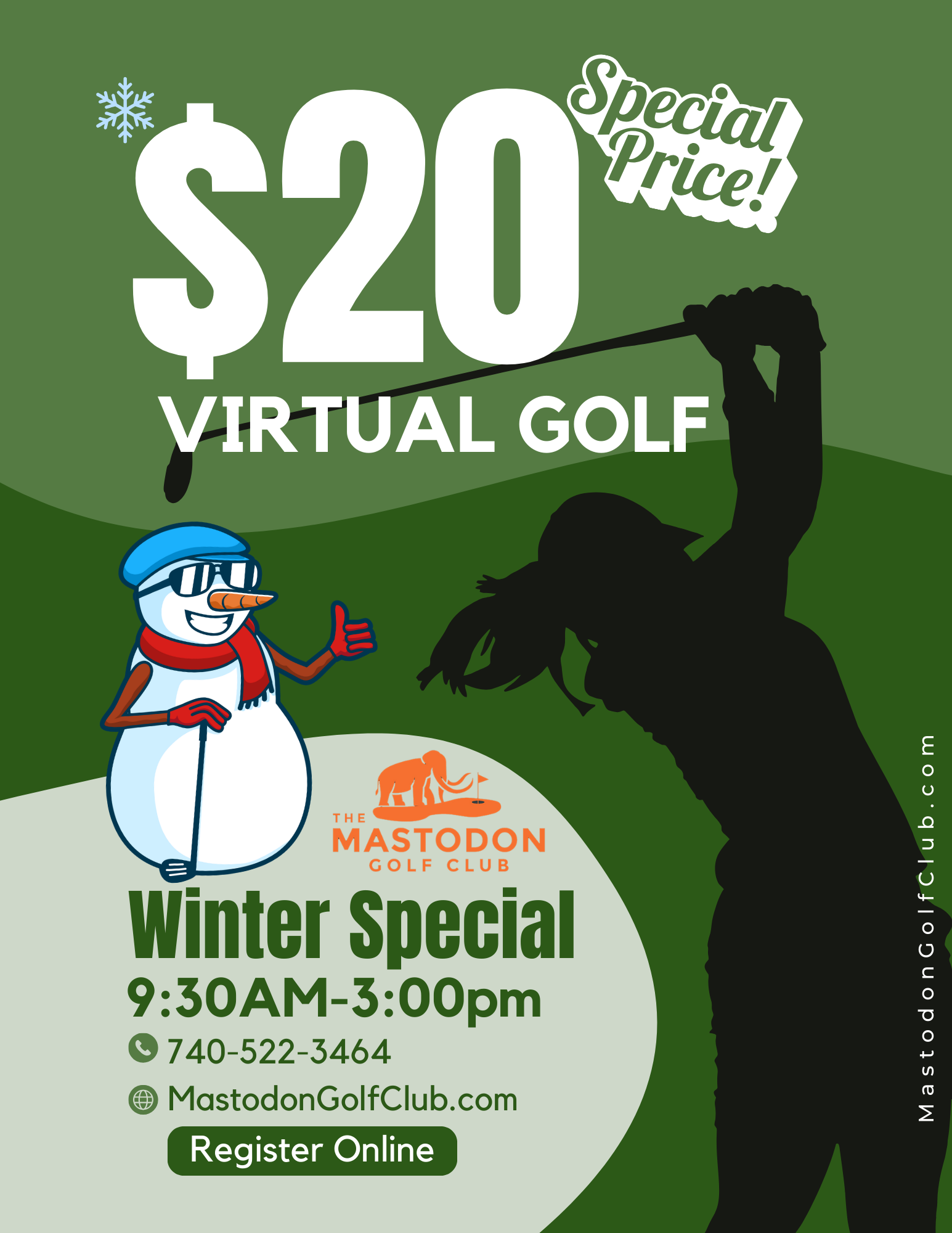 virtual golf deal ad